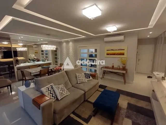 Apartamento com 19m² 3 quartos e 4 banheiros, à venda, no bairro Orfãs em Ponta Grossa