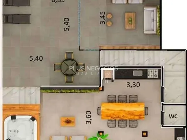 Apartamento com 228m² 3 quartos e 4 banheiros, à venda, no bairro Boa Vista em Sorocaba