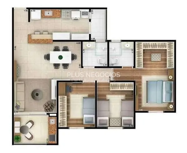 Apartamento, 3 quartos, 98 m² - Foto 8