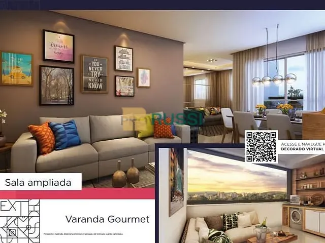 Apartamento com 56m² 2 quartos e 2 banheiros, à venda, no bairro Conjunto Residencial Trinta e Um de Março em São José dos Campos