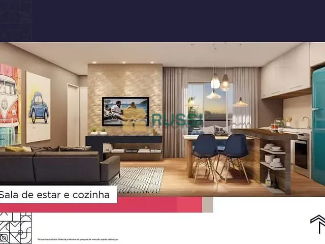 Apartamento com 56m² 2 quartos e 2 banheiros, à venda, no bairro Conjunto Residencial Trinta e Um de Março em São José dos Campos