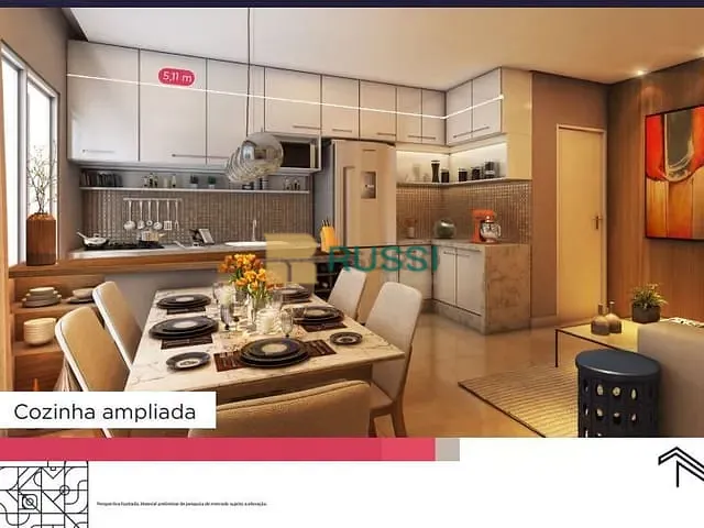 Apartamento com 56m² 2 quartos e 2 banheiros, à venda, no bairro Conjunto Residencial Trinta e Um de Março em São José dos Campos