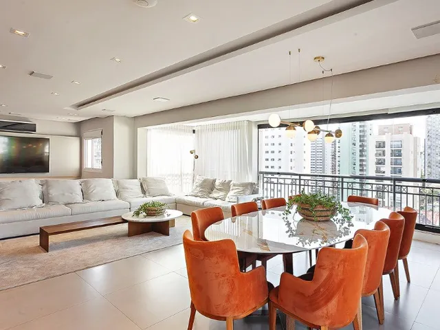 Apartamento 3 quartos e 6 banheiros, à venda ou para alugar, no bairro Moema em São Paulo