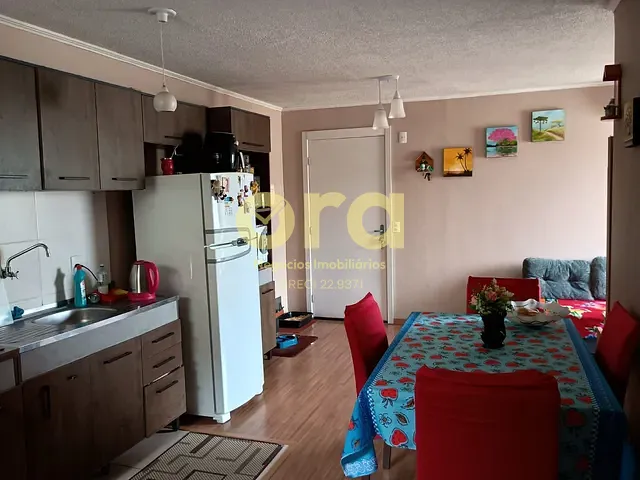 Apartamento com 54m² 2 quartos e 1 banheiro, à venda, no bairro Areal em Pelotas