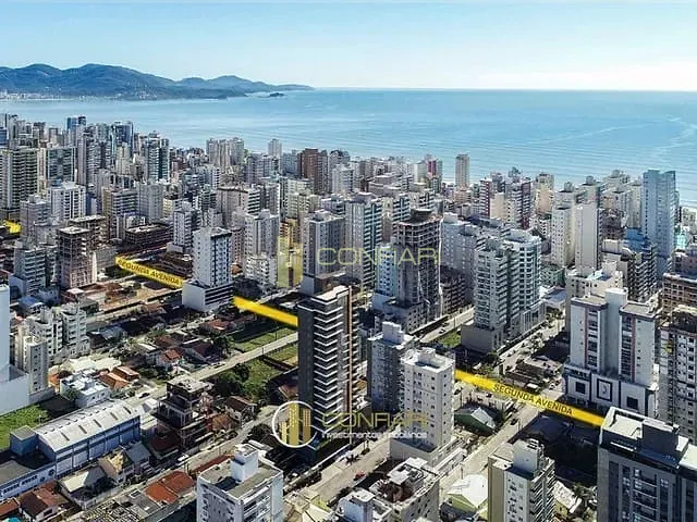 Apartamento com 155m² 3 quartos e 3 banheiros, à venda, no bairro Meia Praia em Itapema