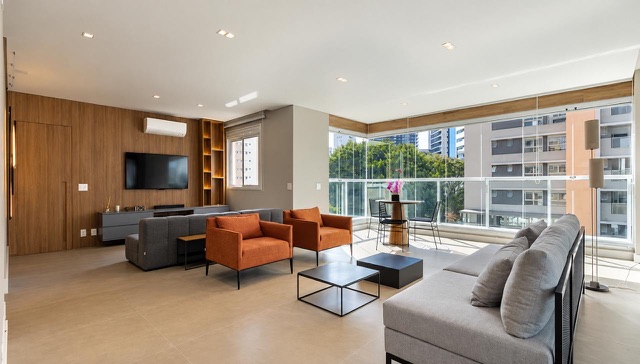 Apartamento com 153m² 2 quartos e 3 banheiros, à venda, no bairro Vila Olímpia em São Paulo