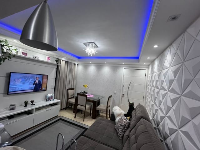 Apartamento com 48m² 2 quartos e 1 banheiro, à venda, no bairro Água Chata em Guarulhos