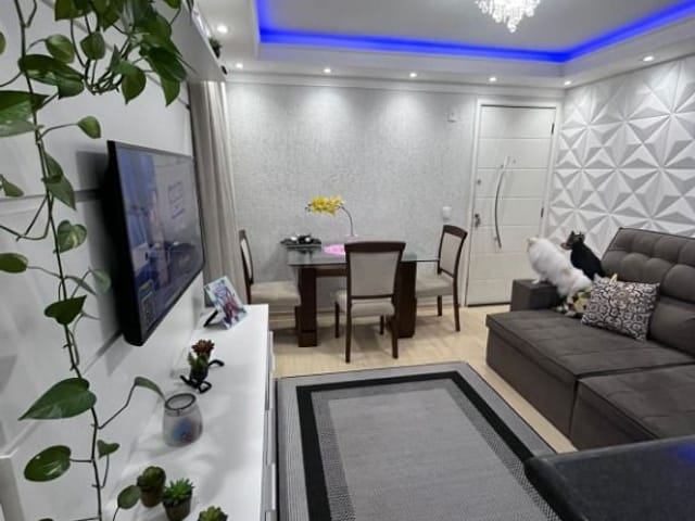 Apartamento com 48m² 2 quartos e 1 banheiro, à venda, no bairro Água Chata em Guarulhos