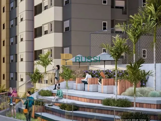 Apartamento com 56m² 2 quartos e 2 banheiros, à venda, no bairro Vila Industrial em São José dos Campos