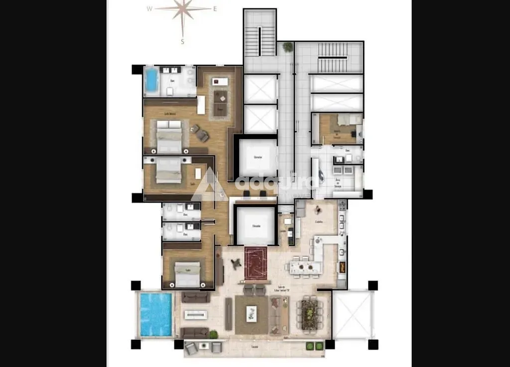Apartamento, 3 quartos, 315 m² - Foto 18