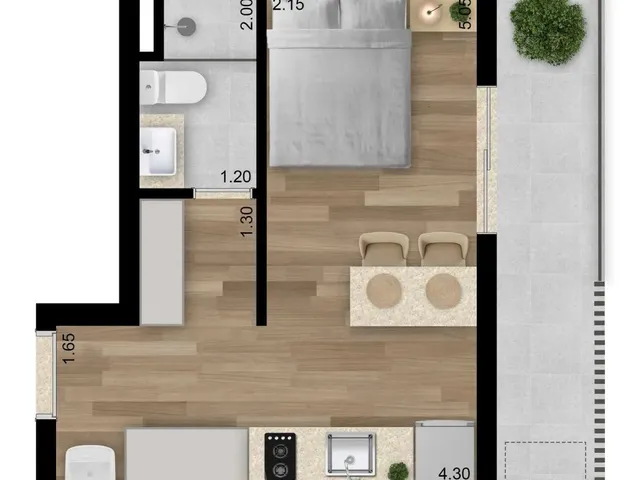 Apartamento à venda, no bairro Tingui em Curitiba