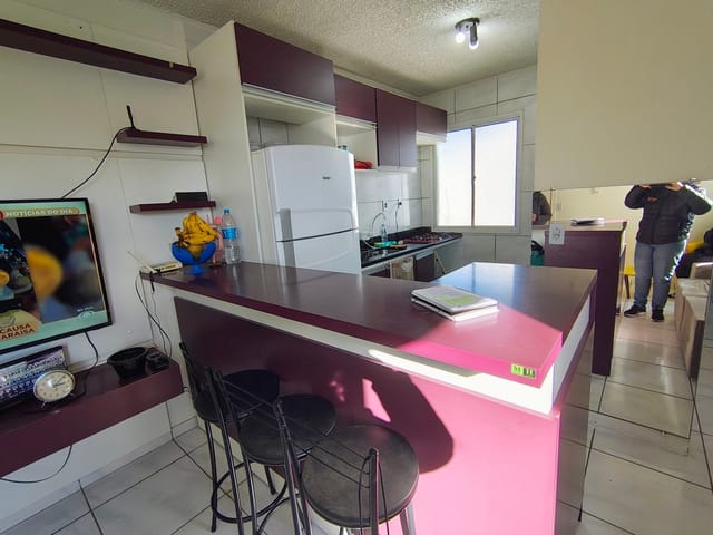 Apartamento com 52m² 2 quartos e 1 banheiro, à venda, no bairro Fragata em Pelotas