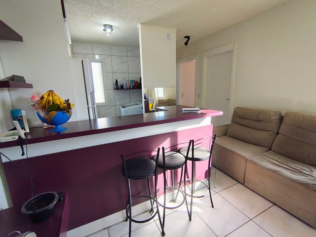 Apartamento com 52m² 2 quartos e 1 banheiro, à venda, no bairro Fragata em Pelotas