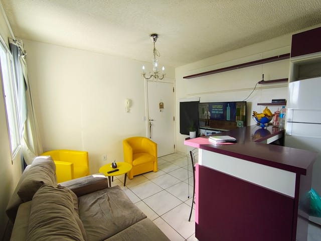 Apartamento com 52m² 2 quartos e 1 banheiro, à venda, no bairro Fragata em Pelotas