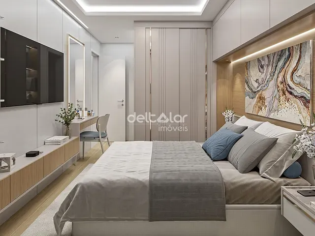 Apartamento com 93m² 2 quartos e 1 banheiro, à venda, no bairro Planalto em Belo Horizonte