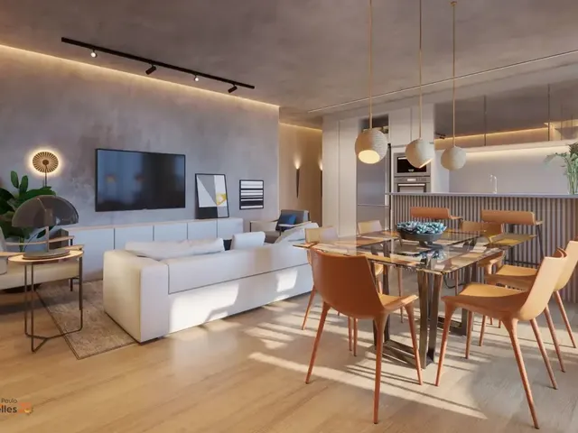 Apartamento 3 quartos e 2 banheiros, à venda, no bairro Cabral em Curitiba
