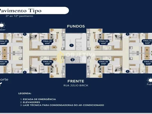 Apartamento 2 quartos e 1 banheiro, à venda, no bairro Vila Nova em Novo Hamburgo