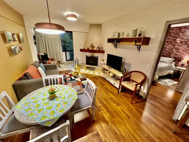 Apartamento com 56m² 1 quarto e 1 banheiro, à venda, no bairro Capivari em Campos Do Jordão