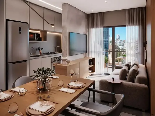 Apartamento 2 quartos e 2 banheiros, à venda, no bairro Alto da Glória em Curitiba