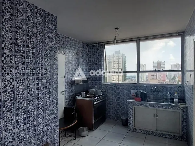 Apartamento com 127m² 3 quartos e 2 banheiros, à venda, no bairro Centro em Ponta Grossa