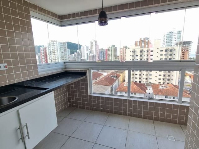 Apartamento com 70m² 2 quartos e 2 banheiros, à venda, no bairro Canto do Forte em Praia Grande