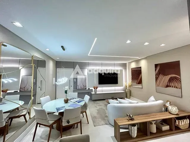 Apartamento com 130m² 2 quartos e 2 banheiros, à venda, no bairro Centro em Ponta Grossa