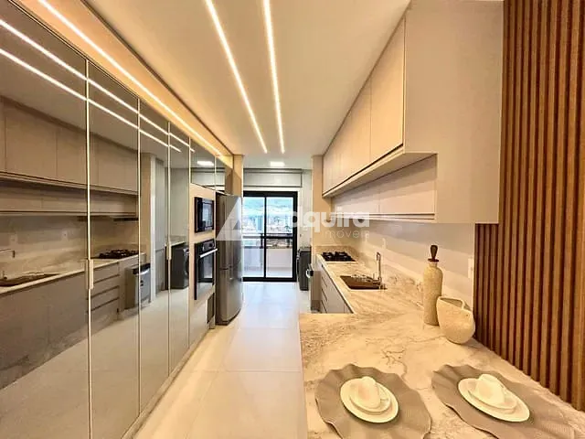 Apartamento com 130m² 2 quartos e 2 banheiros, à venda, no bairro Centro em Ponta Grossa