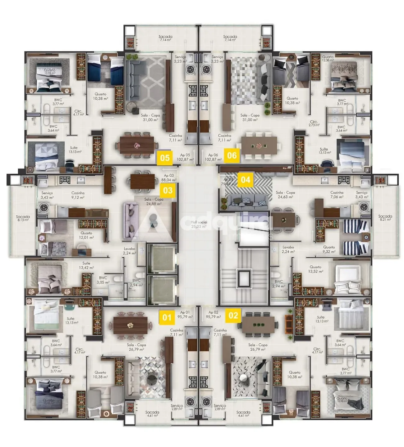 Apartamento, 2 quartos, 79 m² - Foto 14