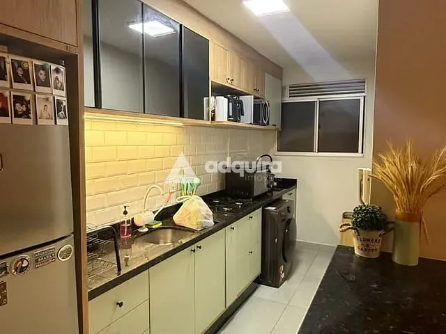 Apartamento com 56m² 2 quartos e 1 banheiro, à venda, no bairro Oficinas em Ponta Grossa