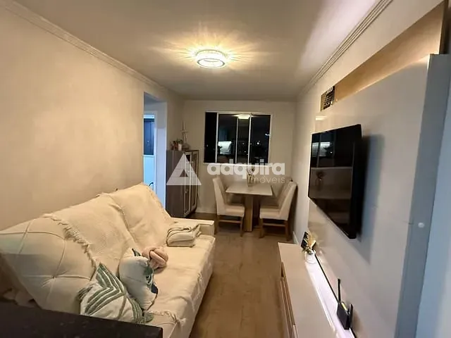 Apartamento com 56m² 2 quartos e 1 banheiro, à venda, no bairro Oficinas em Ponta Grossa