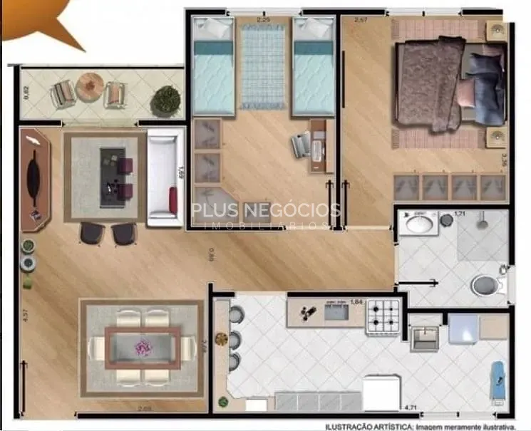Apartamento, 2 quartos, 54 m² - Foto 30