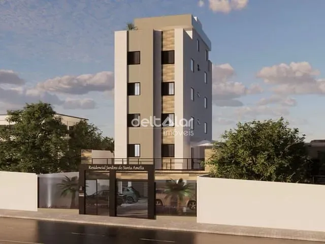 Apartamento com 43m² 2 quartos e 1 banheiro, à venda, no bairro Santa Amélia em Belo Horizonte