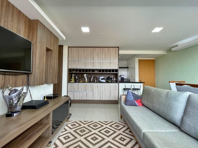 Foto do Apartamento - Apartamento mobiliado para locação com 2 quartos (1 suíte) e duas vagas cobertas, Itapoã, Belo Horizonte, MG | Deltalar Imóveis