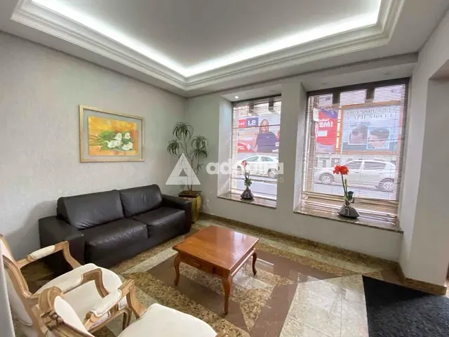 Apartamento com 136m² 3 quartos e 2 banheiros, para alugar, no bairro Centro em Ponta Grossa