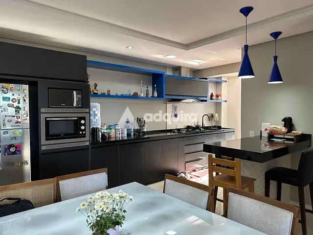 Apartamento com 197m² 3 quartos e 2 banheiros, à venda, no bairro Nova Rússia em Ponta Grossa