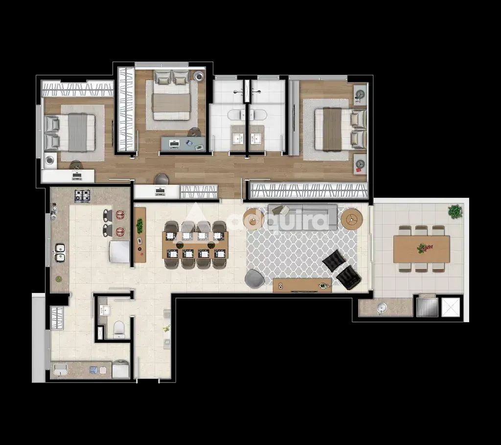 Apartamento à venda com 3 quartos, 141m² - Foto 8