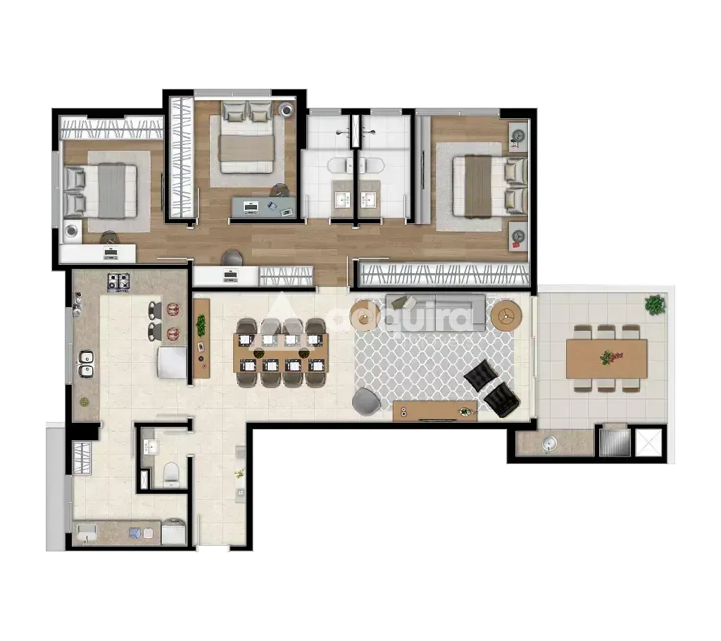 Apartamento, 3 quartos, 141 m² - Foto 8