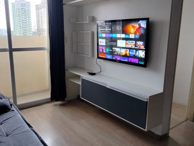 Foto do Apartamento - Apartamento mobiliado para aluguel no Jardim Gonçalves - Residencial Pássaros da Amazônia, 2 quartos, lazer e segurança | Plus Negócios Imobiliários