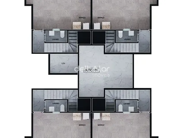 Apartamento com 45m² 2 quartos e 1 banheiro, à venda, no bairro Minaslândia (P Maio) em Belo Horizonte