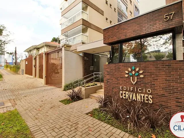 Apartamento 3 quartos e 2 banheiros, para alugar, no bairro Mercês em Curitiba