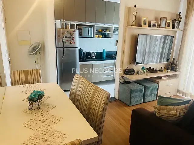 Apartamento com 63m² 2 quartos e 1 banheiro, à venda, no bairro Wanel Ville em Sorocaba