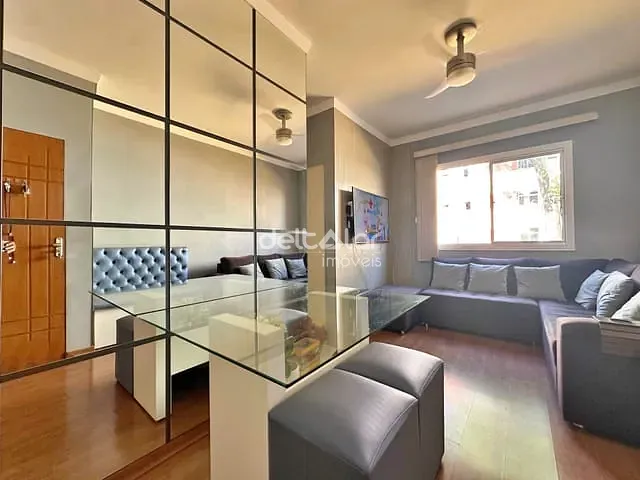 Apartamento com 48m² 2 quartos e 1 banheiro, à venda, no bairro Heliópolis em Belo Horizonte