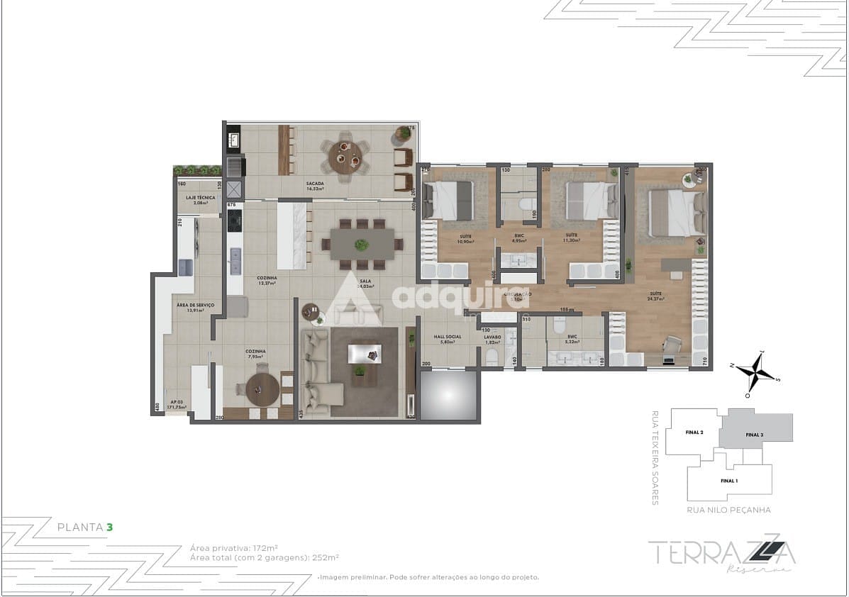 Apartamento, 3 quartos, 212 m² - Foto 22