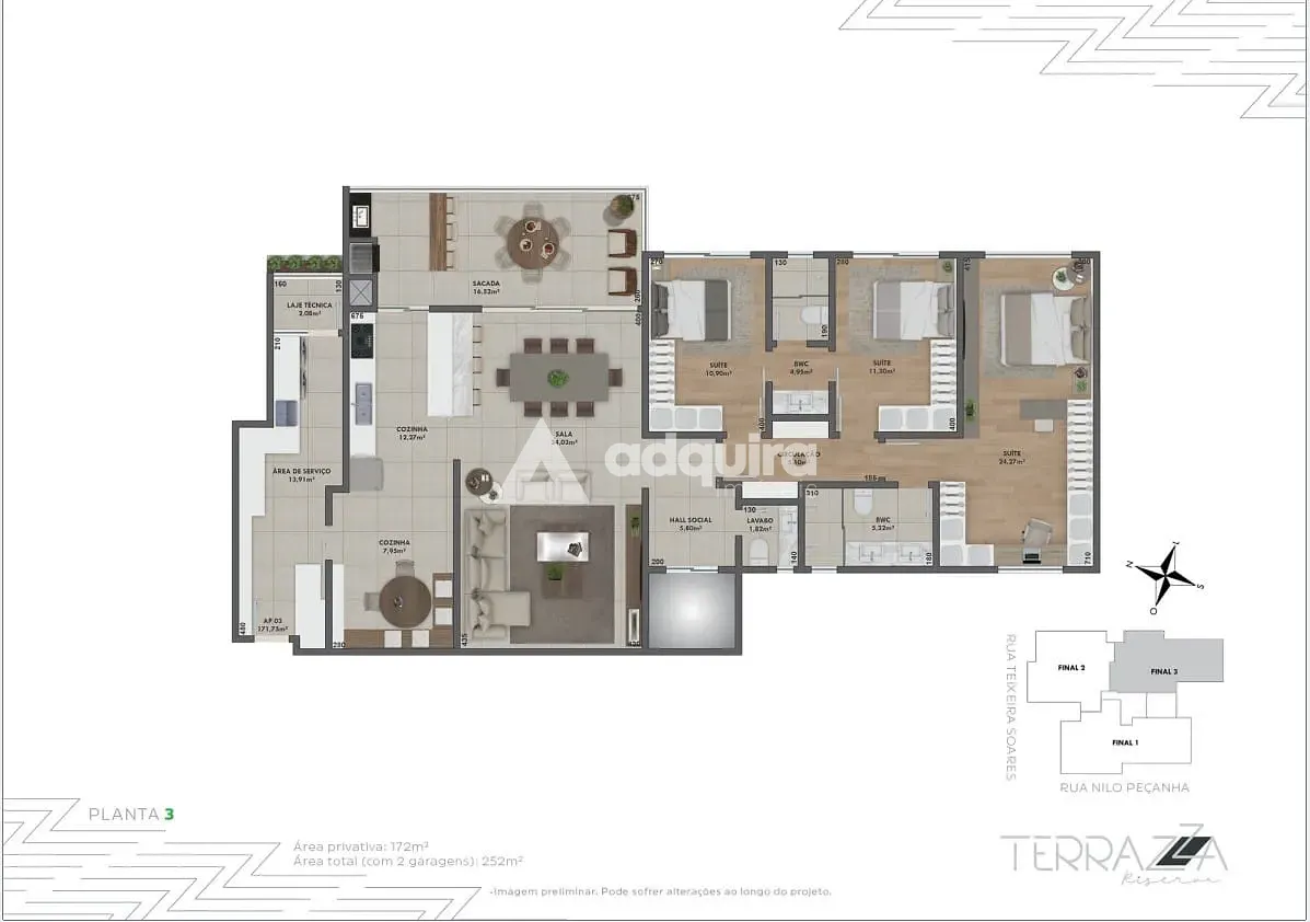 Apartamento, 3 quartos, 212 m² - Foto 22