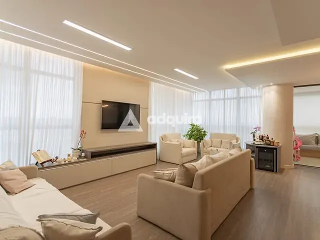 Apartamento com 305m² 3 quartos e 4 banheiros, à venda, no bairro Oficinas em Ponta Grossa