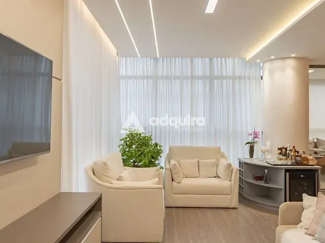 Apartamento com 305m² 3 quartos e 4 banheiros, à venda, no bairro Oficinas em Ponta Grossa