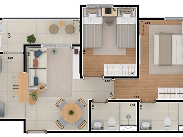 Foto do Apartamento - Apartamento à venda, Jardim Europa, Sorocaba, SP | Paula Santos Imóveis