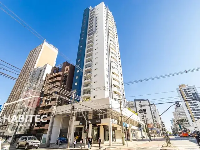 Apartamento 2 quartos e 2 banheiros, para alugar, no bairro Centro em Curitiba