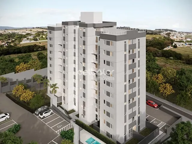 Apartamento com 48m² 2 quartos e 1 banheiro, à venda, no bairro Planalto em Belo Horizonte