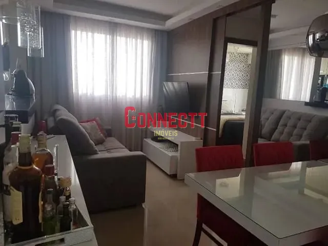 Apartamento 2 quartos e 1 banheiro, à venda, no bairro Reserva Sul Condomínio Resort em Ribeirão Preto